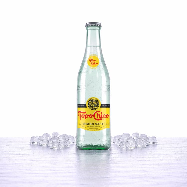Topo Chico Mexican Sparkling Water.