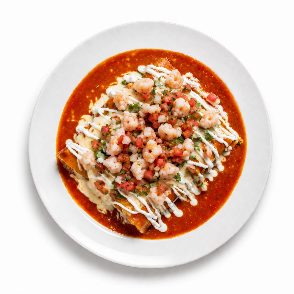 Enchiladas Shrimp.