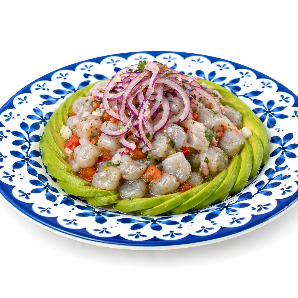 Mexican Shrimp Ceviche.