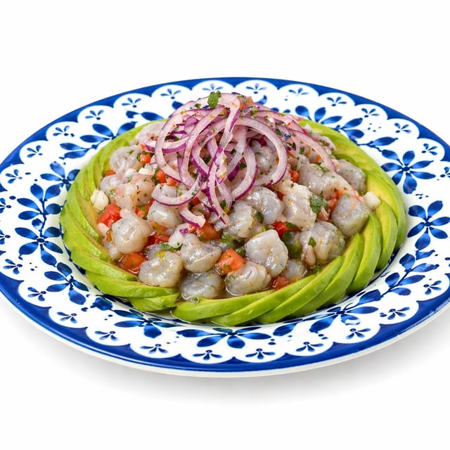 Mexican Shrimp Ceviche.