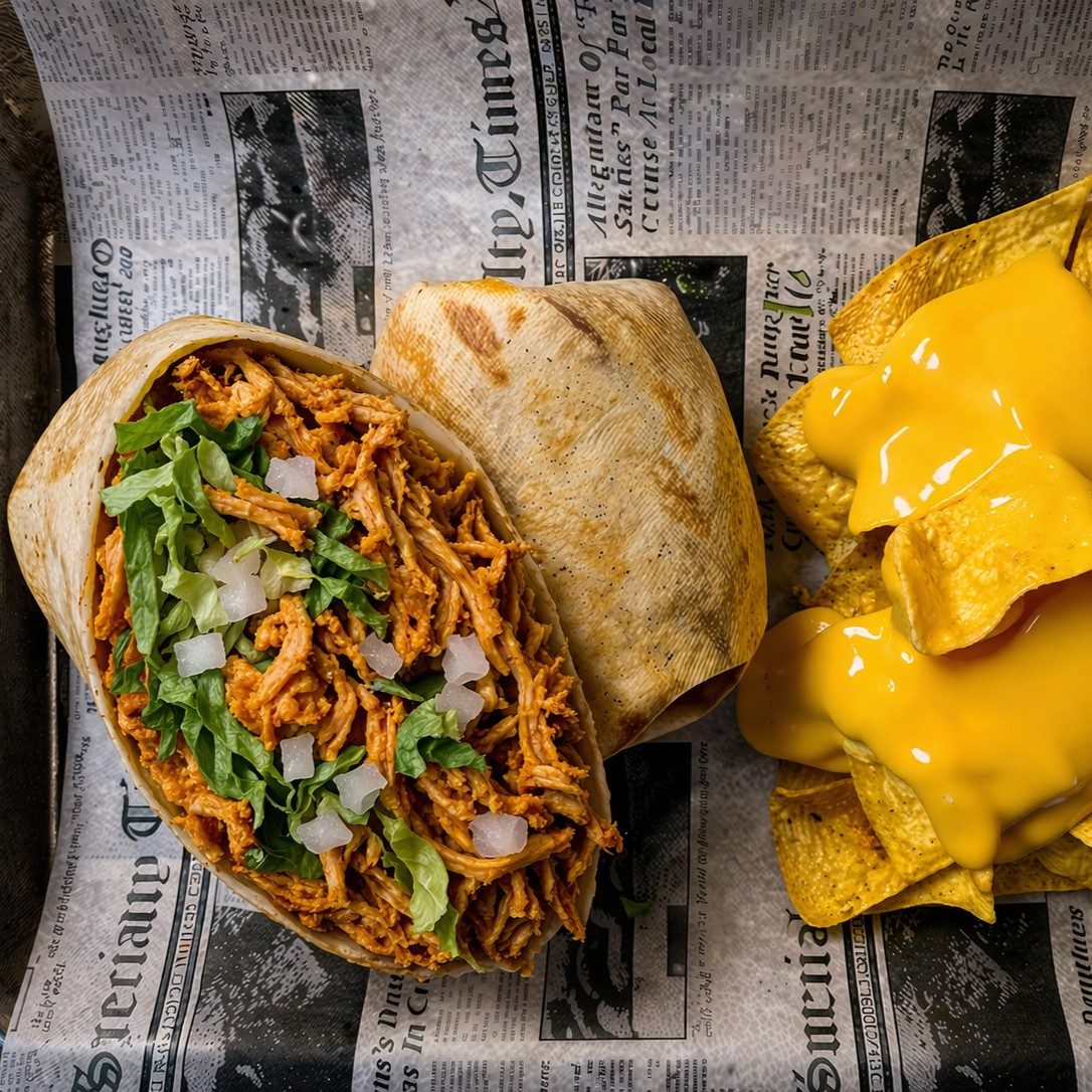 Burrito Chicken Tinga.