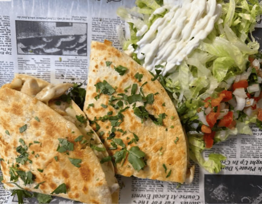 Quesadilla Picadillo.