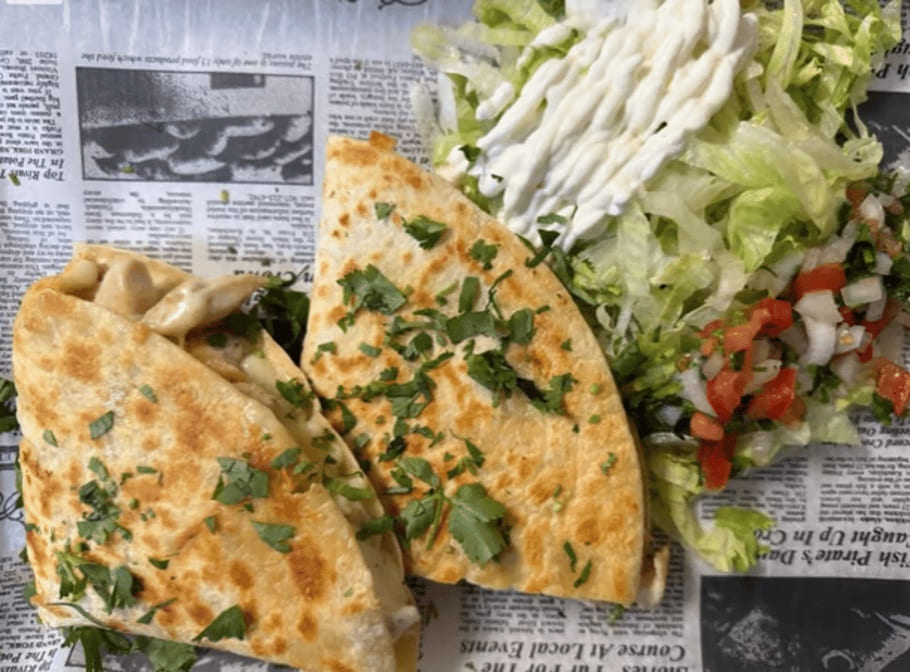 Quesadilla Pastor.