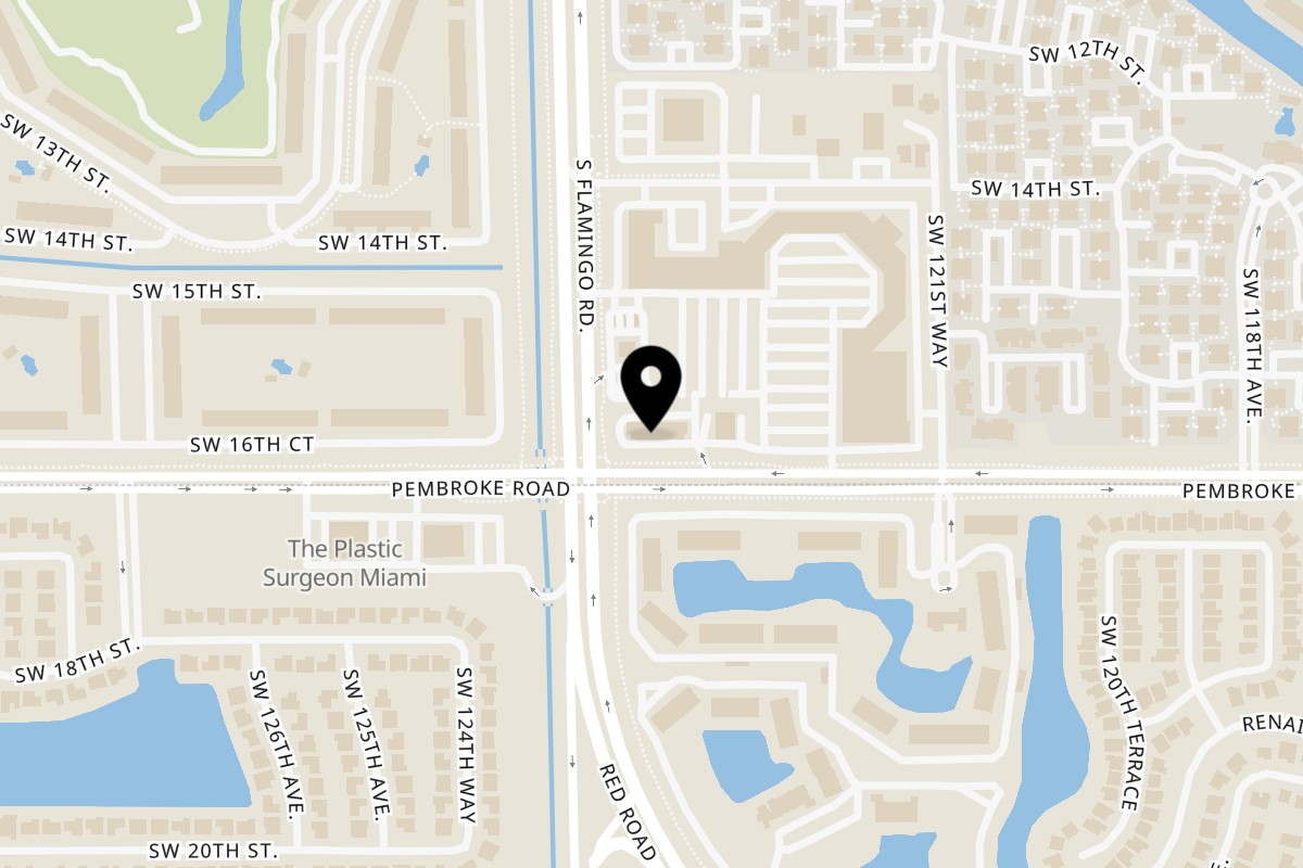 Map showing the location of La Reyna Xpress on 12393-2 Pembroke Rd in Pembroke Pines